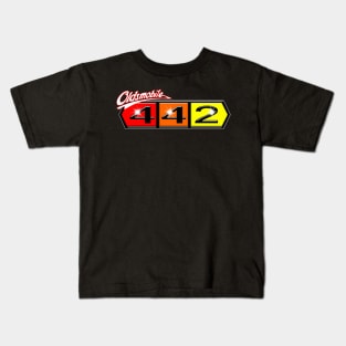 Gleaming Oldsmobile 442 Logo Kids T-Shirt